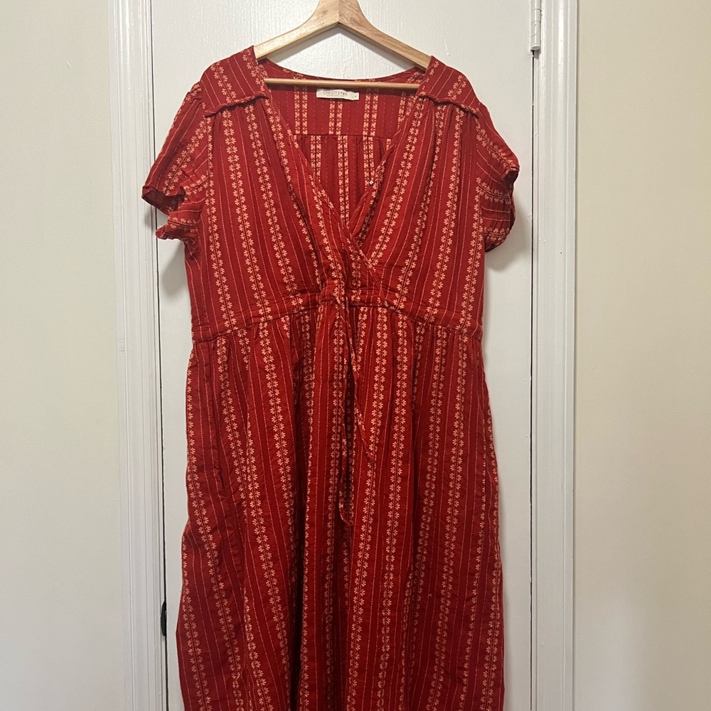 Christy Dawn Red Maxi Dress